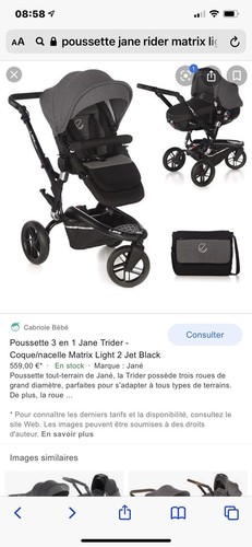poussette jane trider matrix light 2 pas cher